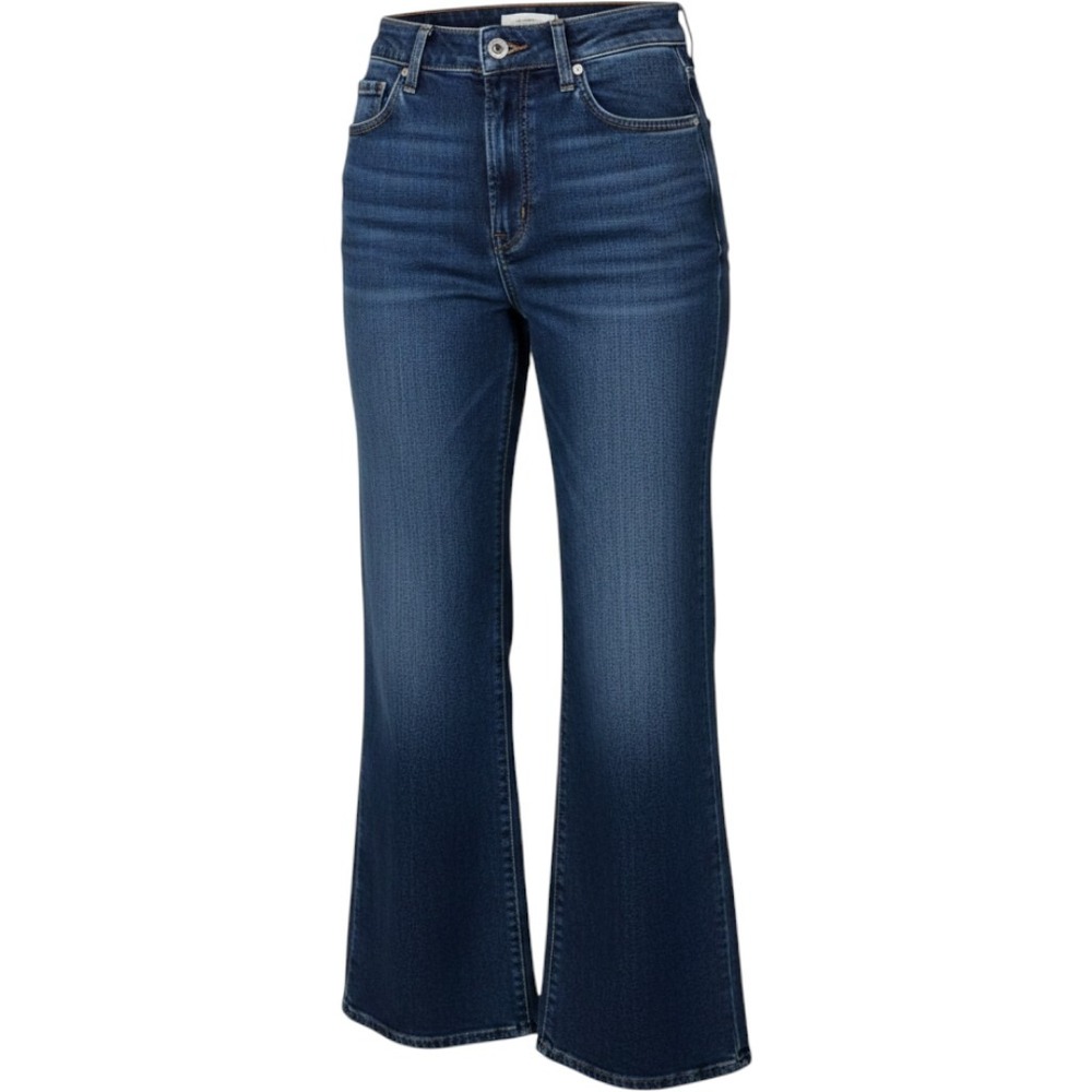 Anthropologie Maeve Dark Blue Wide Leg Jeans